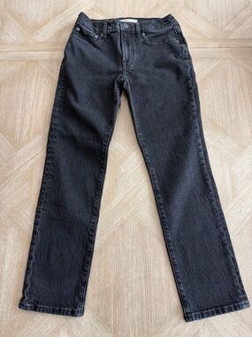 Madewell - The Mid-Rise Perfect Vintage Jean Women's Straight-Leg Washed-Black
